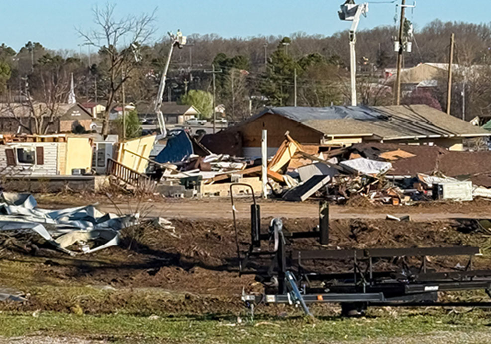 Operation BBQ Relief Deploys to Cave City, Arkansas to support and feed towns hit by recent tornados.