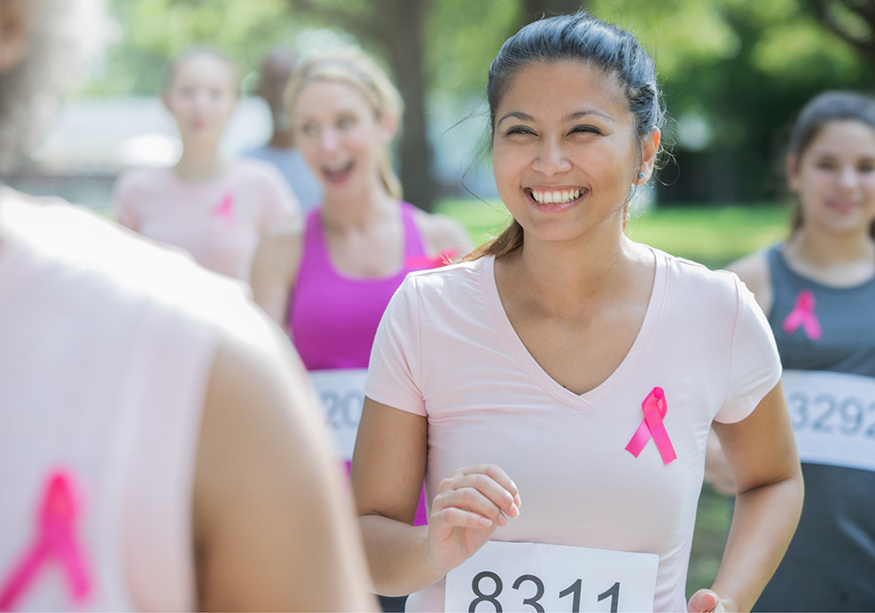 The Bolt for Breast Cancer 5K & Dolly Dash in Mountain Brook, Alabama, raised funds for lifesaving breast cancer research.